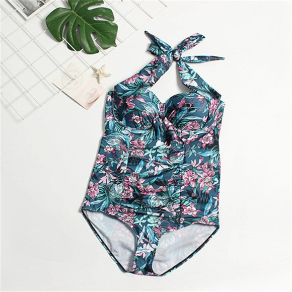 Women's plus size one piece swimwear - Picture 6 of 8